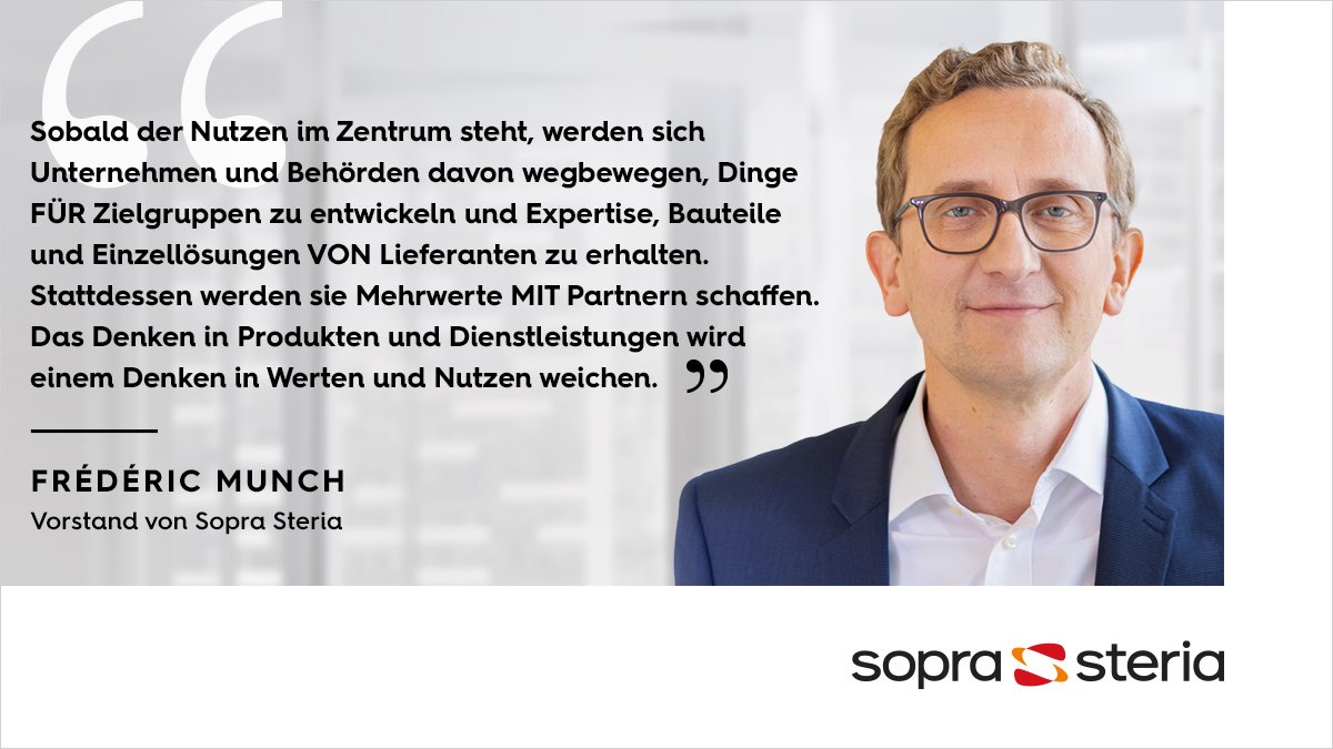 SopraSteria_de's tweet photo. Wenn unser Vorstand Frédéric Munch bloggt, wird es interessant. Lest sein Plädoyer für eine Form von Co-Creation 👯, die über Kundenworkshops und Partnerkonferenzen hinausgeht.
➡️ https://t.co/irEmIas4IN
#WeCoCreate #TeamDigitalEurope #DigitaleExzellenz https://t.co/LFoiyaf8Cs