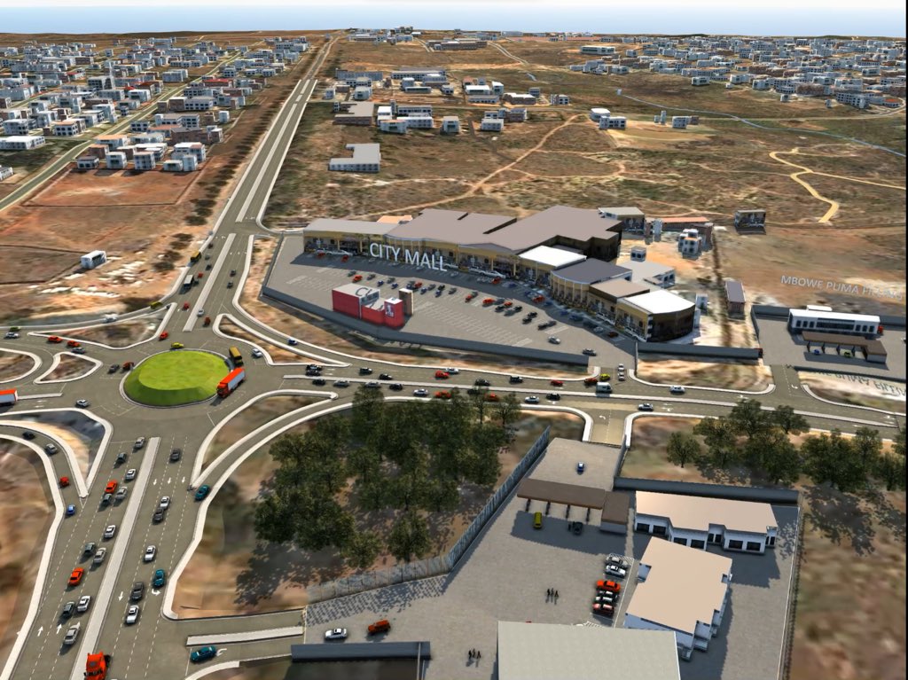Roads_Authority's tweet photo. The 3D sketch overview of the section being constructed at Crossroads in Lilongwe. https://t.co/gKt8f0OjsB
