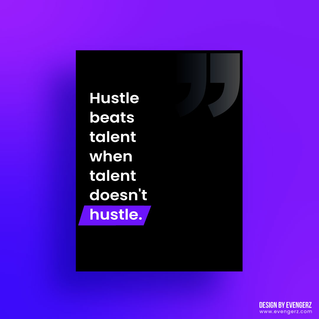hamid_Tpreneur's tweet image. Success requires more than just talent - it requires hustle. As the saying goes, &quot;Hustle beats talent when talent doesn&apos;t hustle.&quot; So, if you want to succeed, you need to be willing to put in the extra effort.
#hustle #hustlequotes #hustlequotesbyhamid #goals #skills