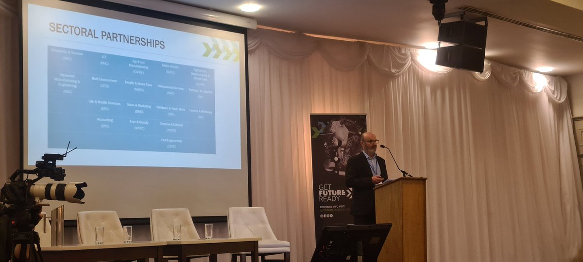 RogansSrc's tweet photo. Great to hear about Apprenticeships and Higher Level Apprenticeships at the employability and skills conference at the Seagoe Hotel. #getfuturereadyabc https://t.co/0pMPDtPcjC