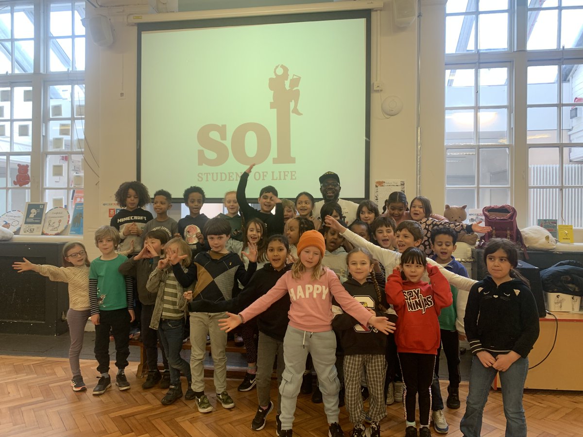 Year 3 and 4 have been enjoying a special  workshop today with author and rapper <a href="/MrBreis/">BREIS - Debut Album Out Now🚨</a> as part of our #WorldBookDay2023  fortnight!