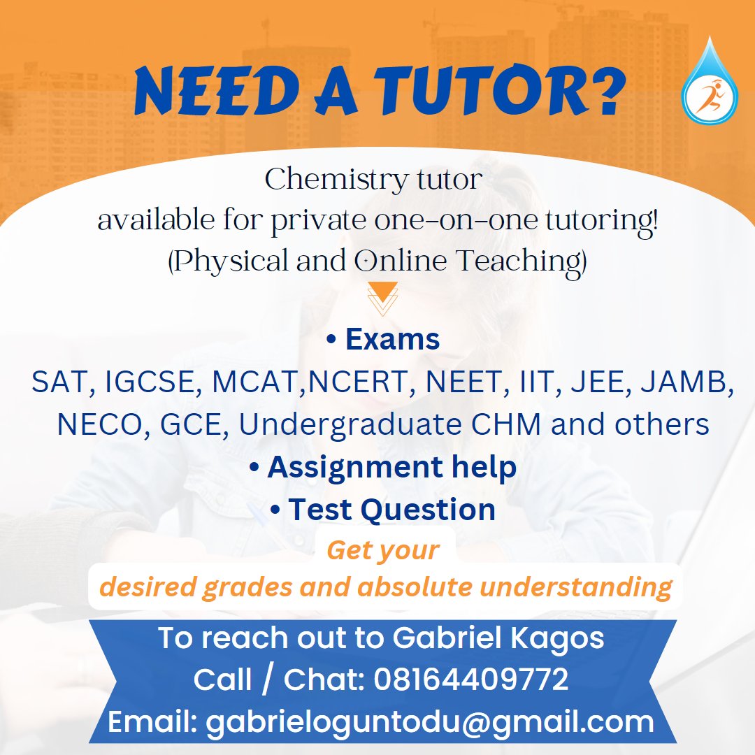 HiconResources1's tweet photo. ‼️ are you preparing for any chemistry exam : General chemistry, Organic Chemistry, Physical Chemistry, Inorganic Chemistry - to achieve your desired grades and absolute understanding Contact Gabriel Kãgøs: https://t.co/BeLJISza80 https://t.co/JewhTBflSu