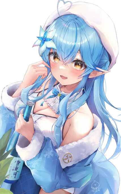 以前投稿したラミィちゃんのイラストの透過分をあげなおします～#LamyArt 