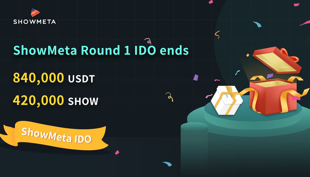 #ShowMeta has successfully completed the first round of #IDO, with a #BSC testnet  snapshot at 12 a.m. on Feb. 24 and an airdrop on Feb. 27.

$SHOW ETH contract👇
0xdCDfa04D32a6C4BFB32A4B01b386b87ab630db88

#ShowMetaNFT #NFT #NFTCommunity #Metaverse #Web3 <a href="/binance/">Binance</a> #Web3Gaming