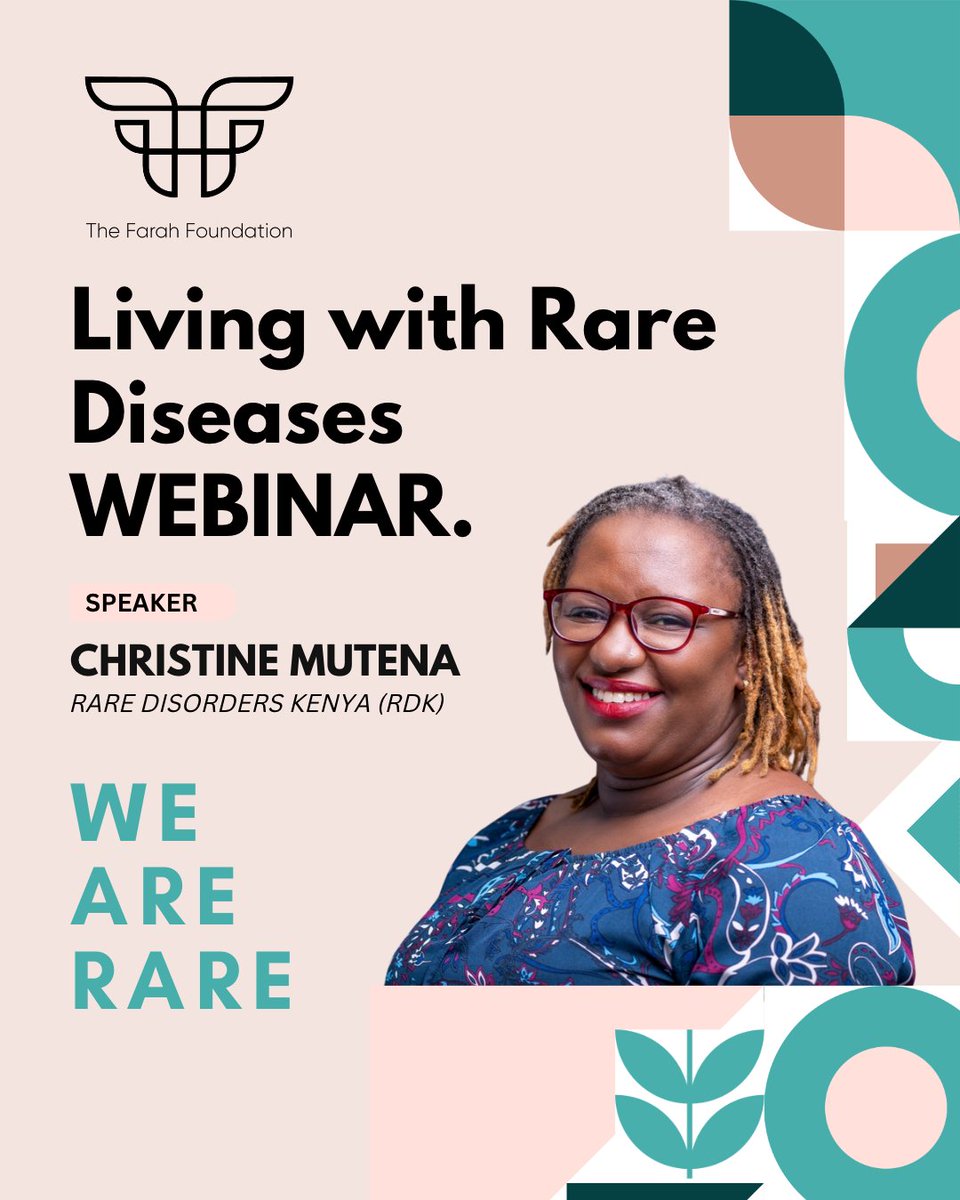 TheFarahFdn's tweet photo. Panelists:
Dr Catherine Karekezi, @NCDAK
Christine Mutena, @RareDiseaseKE
Najda Khan, TFF Director and Warrior @iamnajda
Farah Khaleck, Moderator @FarahKhaleck
Subscribe on Youtube https://t.co/RXTnOjFNop
#differentbutable https://t.co/PGn12c4IUM