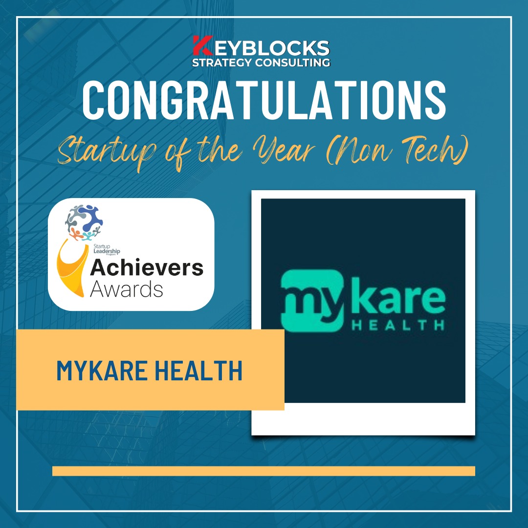 KeyblocksS's tweet image. Congratulations to 
@MykareHealth  for receiving the "Achiever Award" through SLP's Startup Leadership Program.

@startlead 
 
#keyblocksstrategy #keyblocks #Startupleadershipprogram #SLP #startupleadership #entrepreneurs  #Entrepreneurship
