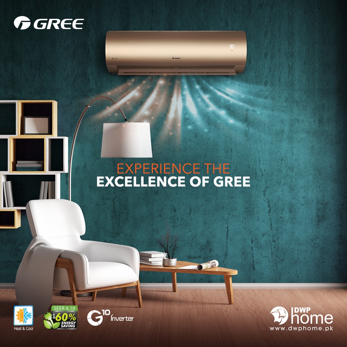 GreePakistan's tweet photo. Experience the world-class Heat &amp; Cool feature. Thanks to its revolutionary G-10 Inverter Technology which delivers rapid cooling and heating.

Order Now: https://t.co/gdhVmheto5

#Gree #MakingLifeBeautiful #FairySeries #AirConditioner #InvterterAC #InnovativeTechnology https://t.co/4Aj5AXrsBP