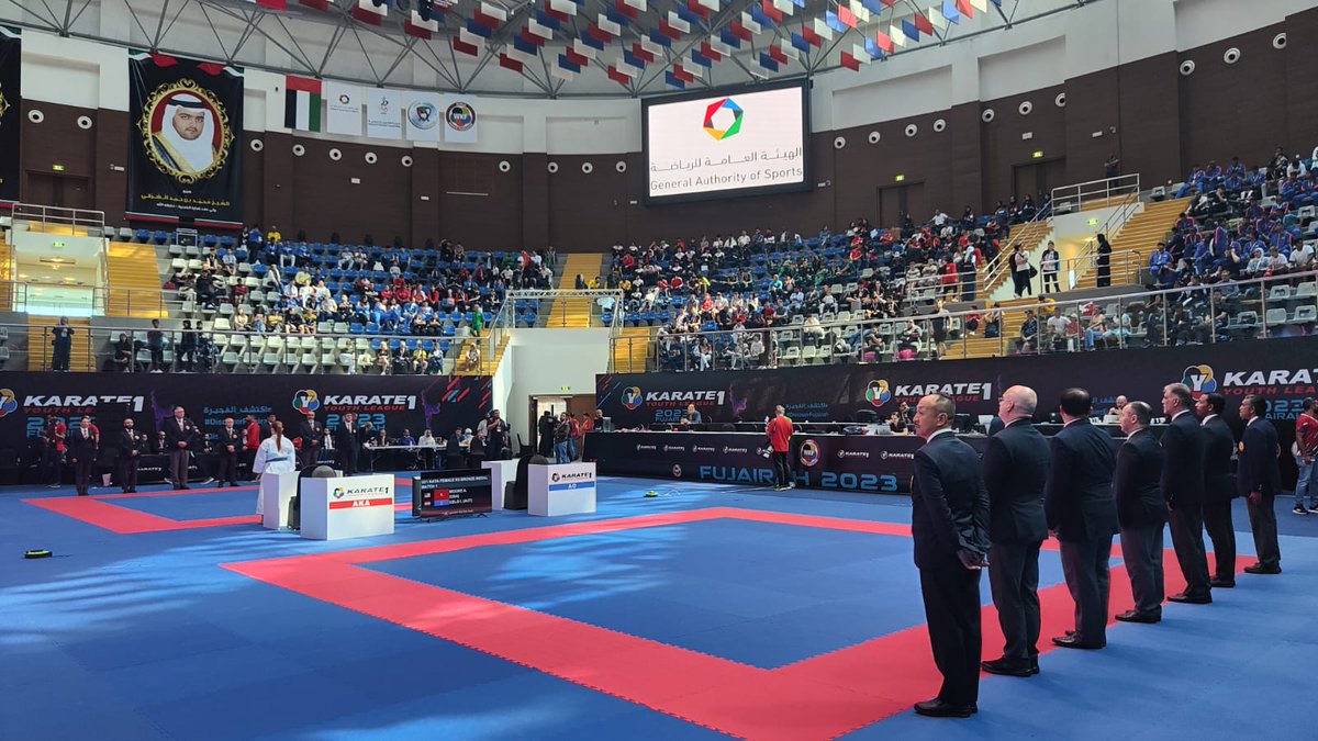 UAE_KF's tweet image. 1196 لاعباً بانطلاقة الدوري العالمي للشباب بالفجيرة 2023
سبينوس: يشكر الإمارات على جهودها الداعمة لإنجاح مسيرة الكاراتيه العالمي  

UAE Karate Federation - إتحاد الامارات للكاراتيه 

#k1 #karate1 #youthleague #k1fujairah #Karate1Fujairah  #uaekarate
