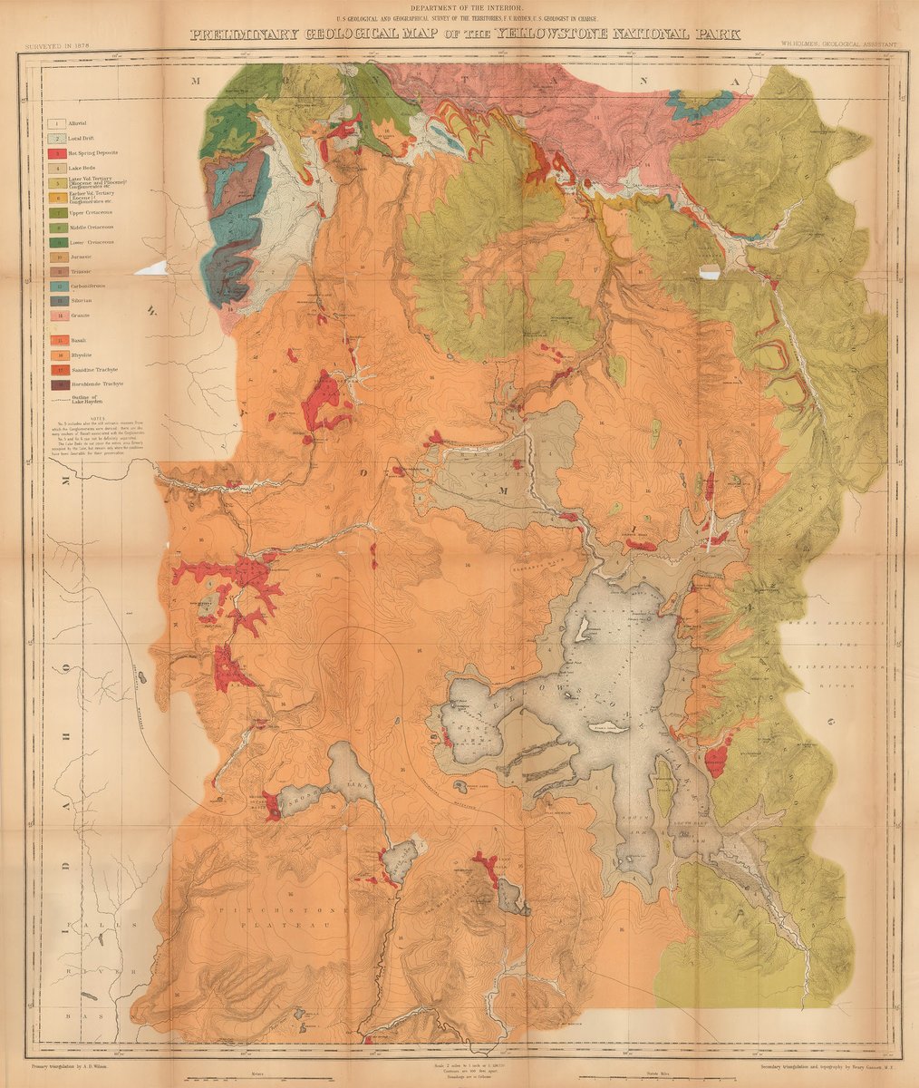 Geotechpedia's tweet photo. First geological map of Yellowstone National Park stands test of time
https://t.co/f6gknevkmx
#geology #Yellowstone #mapping #USA #volcano https://t.co/sV2MikdNHW