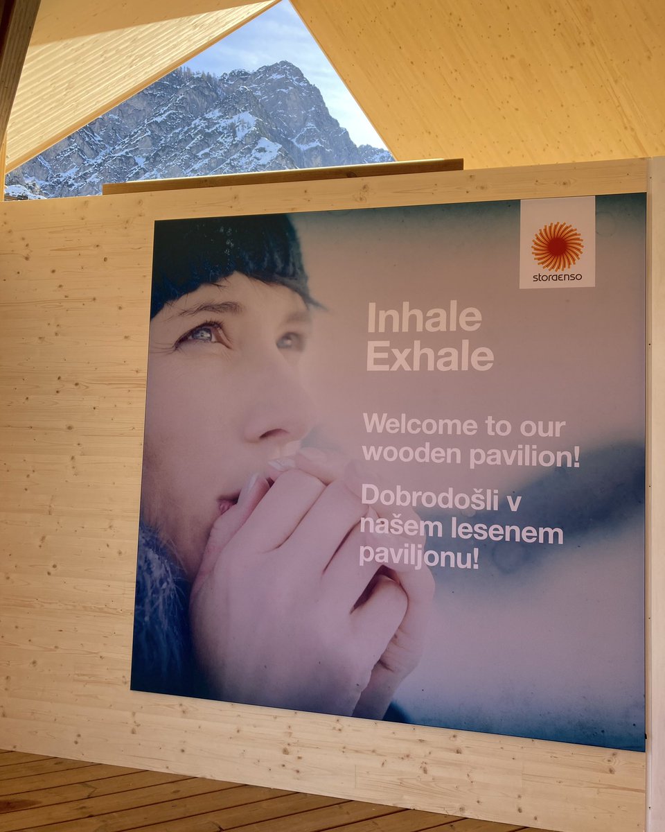 PlanicaNordic's tweet photo. Welcome to @storaenso pavilion in the heart of Planica venue!🌳Here you can find all their products they make from recyclable materials and even the whole pavilion is made out of 100% wood, which, after the event, will be reused.
#inhaleexhale #planica2023 #sustainability https://t.co/xflp872vls