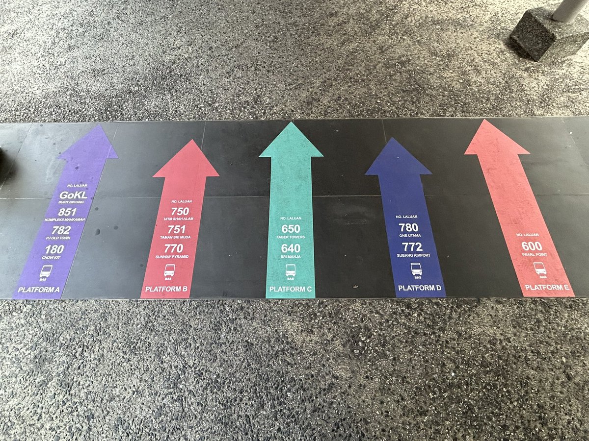 ErnestOnPT's tweet photo. Pasar Seni’s new way finding devices for the station and bus terminal is so exciting that I can’t explain with words

This is how you encourage greater ridership of multiple transit modes - from bus to train, train to bus, bus-bus or even train-train modes https://t.co/vNeO27hiv5