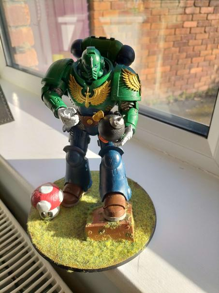 Droulmegus's tweet photo. New custom model 🥰 @warhammer, here's suggestion of collab with @NintendoEurope  👀 https://t.co/63PRB5hzTU