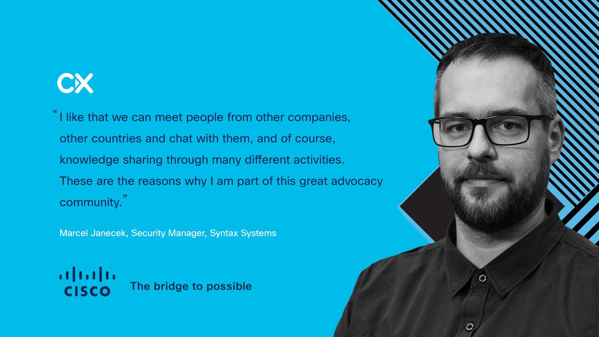 Dota81's tweet photo. Couldn't agree more. Thanks for sharing, Marcel! I recommend all Cisco customers to join Cisco Insider Advocates. It's so much more than an advocacy program: ttps://insideradvocates.cisco.com/join/CXSocial
#CX #CiscoCXDigital @CiscoCX @CiscoInsider @Cisco_Support @bossko111 https://t.co/QsasmQBGOx