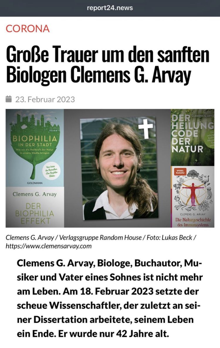 ElefantImRaum2's tweet photo. Unfassbar…. Du hast für deine Meinung gekämpft. Ruhe in Frieden, lieber mutiger Clemens #Arvay. Du bist laut geworden, hast deine Meinung gesagt und musstest viel Hass und Hetze deswegen einstecken. Mein Mitgefühl ist bei deinen Angehörigen, meine Gedanken sind bei Dir🖤 https://t.co/iNw48cNYCQ