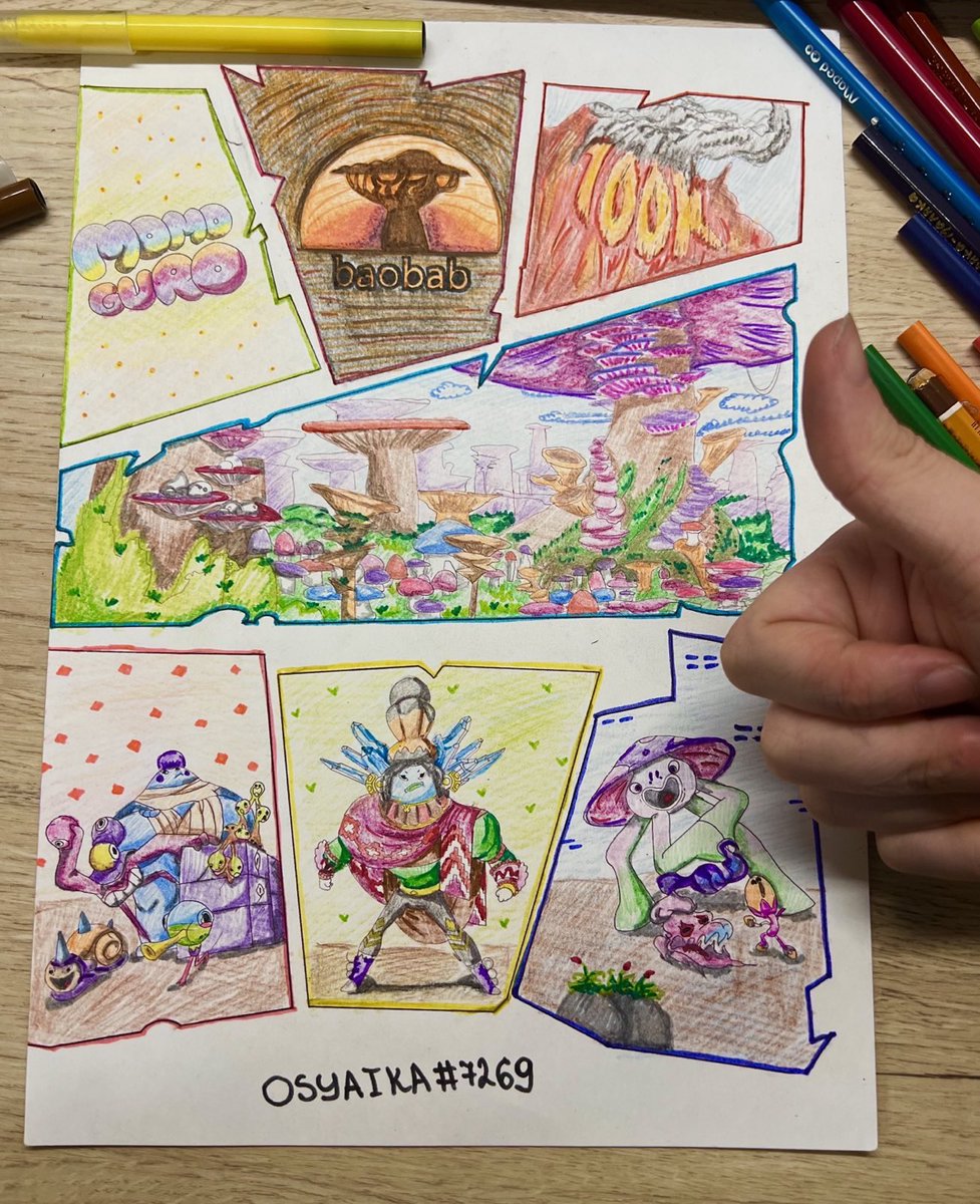 osyaikaNFT's tweet photo. This is my art on the coloring contest. I've been drawing this art for a few hours. But unfortunately, I missed the deadline because I mixed up the time zones 🤦🏼‍♀️ I hope you like it  🎨🧑‍🎨
@MomoguroNFT  @baobabstudios #momoguro https://t.co/8cq5MVWSFr