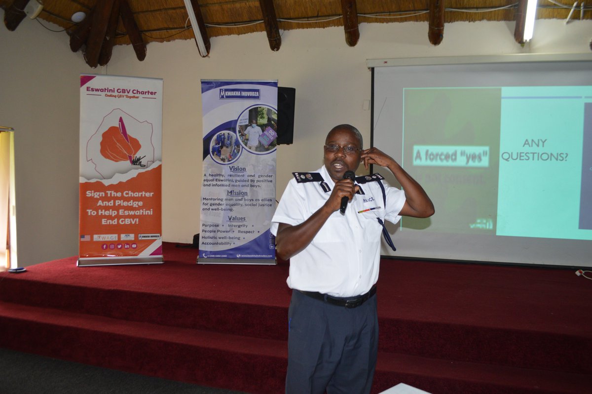 Integrating a gender perspective into policing more effectively, provides safety and access to justice for all. In our continued quest to put an end to GBV we trained Royal Eswatini Police Services ,Manzini region on gender and power dynamics .#StopGBV #servingcommunities #Peace