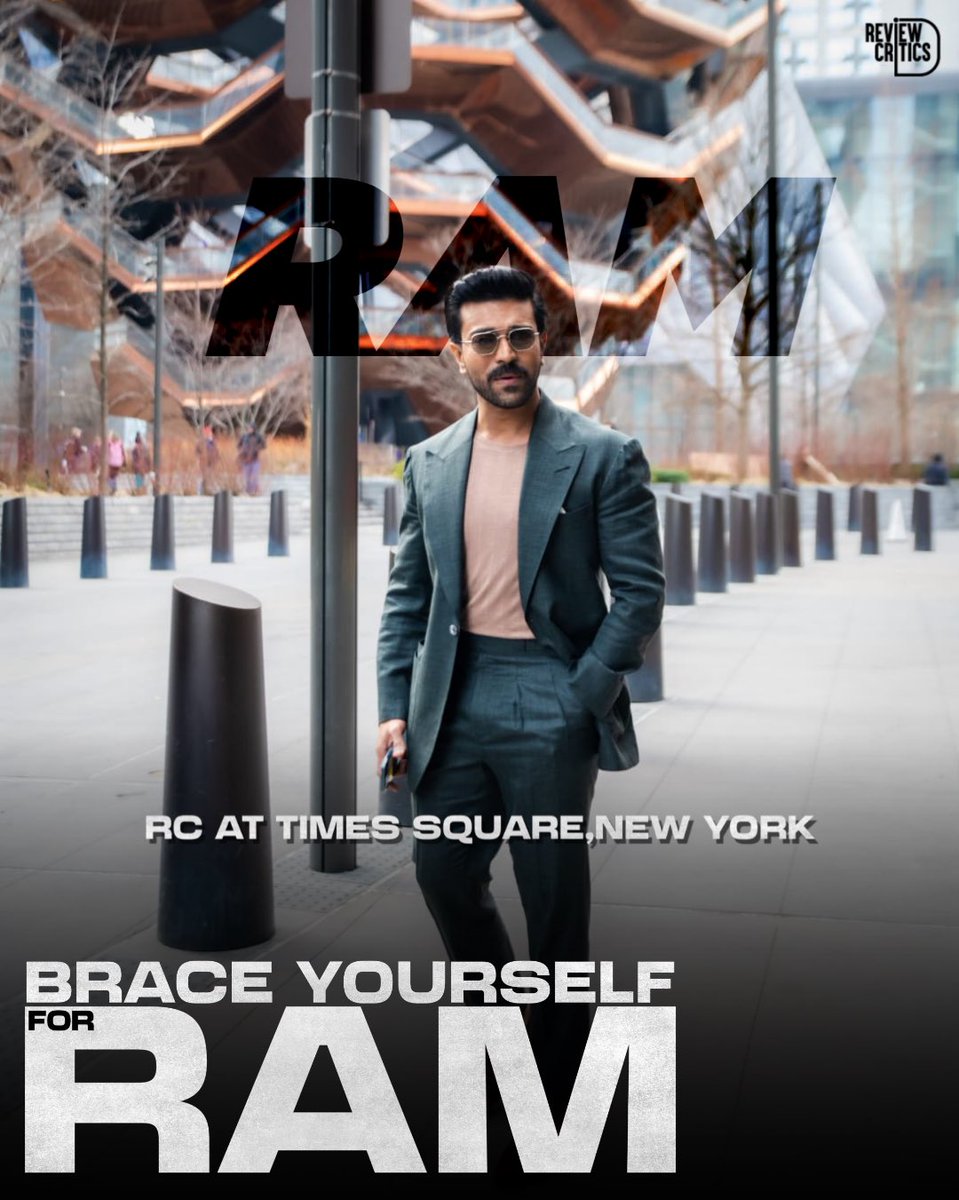 ReviewCritics1's tweet photo. @AlwaysRamCharan at Times Sqaure, New york📍

#RamCharan #RamCharanAtGMAshow https://t.co/VbV5oatHeK