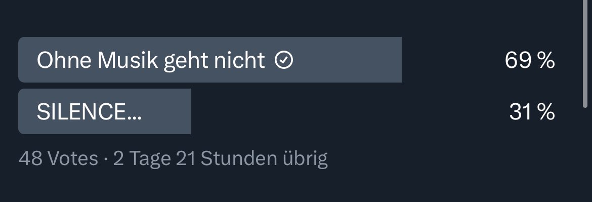 DerBorgi's tweet photo. @Scars85 Hier darf nun keiner mehr Voten. Nice Number. https://t.co/OP0GiL7UQR