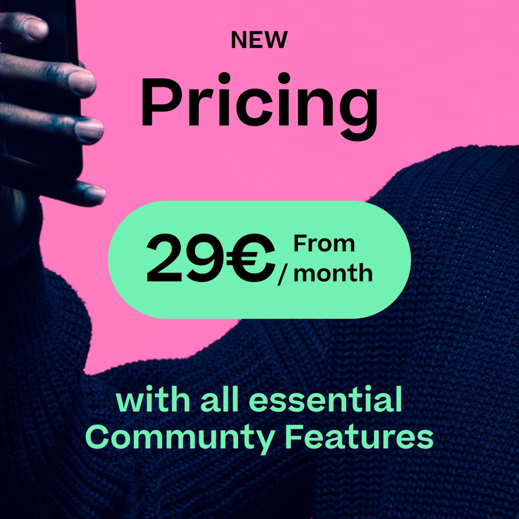 coappIO's tweet image. 😱 New plans for every type of #community and #coworkingspace! Starting at 29€/month. 👉 en.coapp.io/preise #communityplatform #coworkingtool #communitymanagement #coworking #coworkingspaces #whitelabelsoftware #communities #cowork #coworkingcommunity #coworkingsoftware
