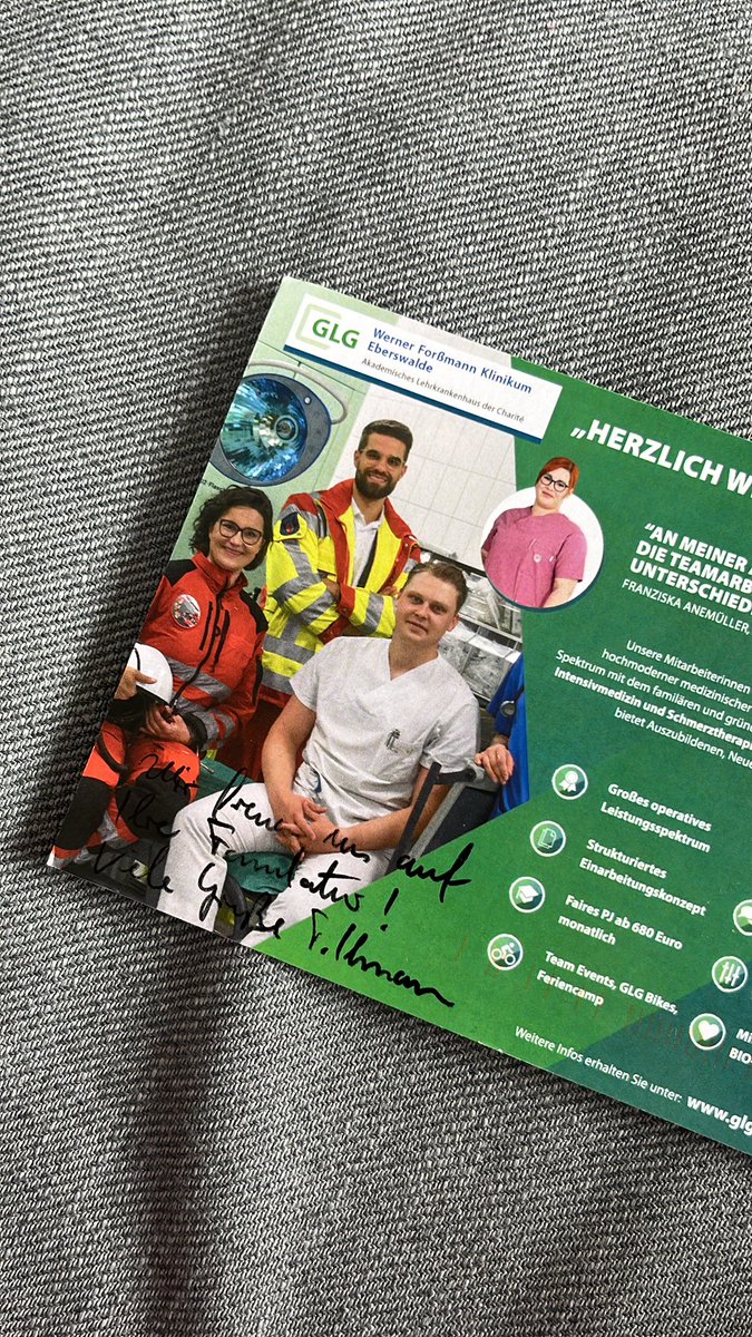 Anja (@anjamarielisa) on Twitter photo Noch nie habe ich mich so willkommen in einer Klinik gefühlt. Und das obwohl die Famu noch nicht einmal angefangen hat. Ich freu mich wie ein kleines Kind auf die Zeit 🙈☺️ Da können sich andere Häuser *hustcharitehust* wirklich mal was abgucken! <a href="/tihmann/">Thomas Ihmann</a> #OhGottPJ #MedTwitter Noch nie habe ich mich so willkommen in einer Klinik gefühlt. Und das obwohl die Famu noch nicht einmal angefangen hat. Ich freu mich wie ein kleines Kind auf die Zeit 🙈☺️ Da können sich andere Häuser *hustcharitehust* wirklich mal was abgucken! <a href="/tihmann/">Thomas Ihmann</a> #OhGottPJ #MedTwitter