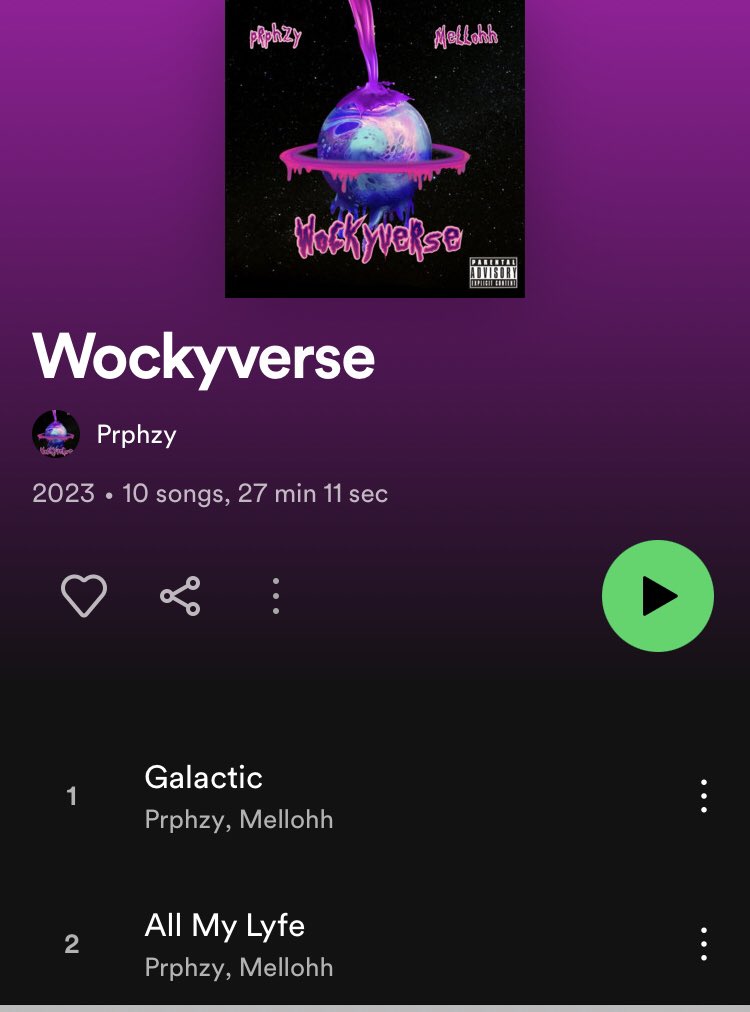 TRUMUSIC_Ent's tweet photo. Head over to Spotify and check out @ProphezyDaBeast &amp; his new project titled “WockyVerse”. Tracks like “Hate On Me” are making waves on our hot Spotify playlist. Check out the project below!

@ProphezyDaBeast 🔥

Be sure to follow the artist!

https://t.co/zXTmmh3njl https://t.co/UkC43nw20C