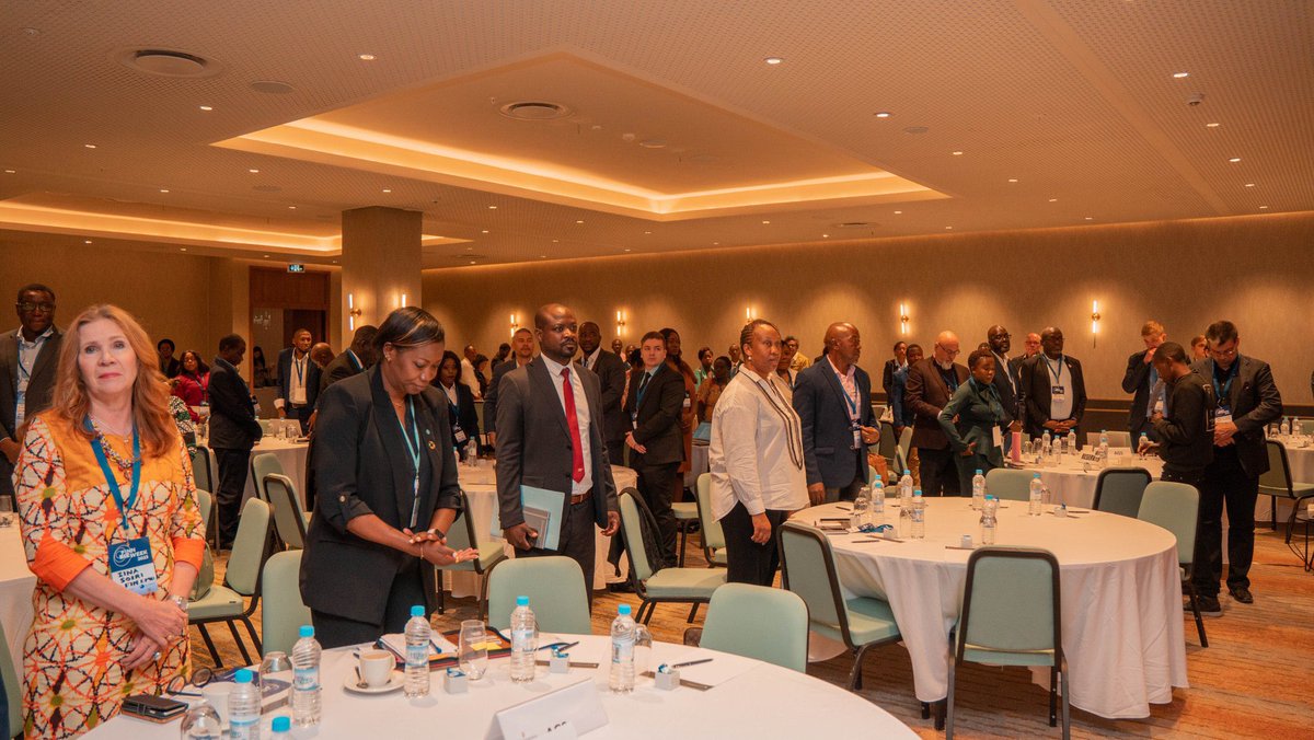 Finnpartnership's tweet photo. Great presentations at #FinnBizWeek, a side event of #WCEF2023 by @SitraFund, in Lusaka, Zambia ๐ฟ๐ฒThe conference organized by Finnpartnership, @FinlandinZambia and @AGSZambia gathered almost 180 participants interested in circular economy and renewable energy๐ฑ https://t.co/Wvul8KUjWG
