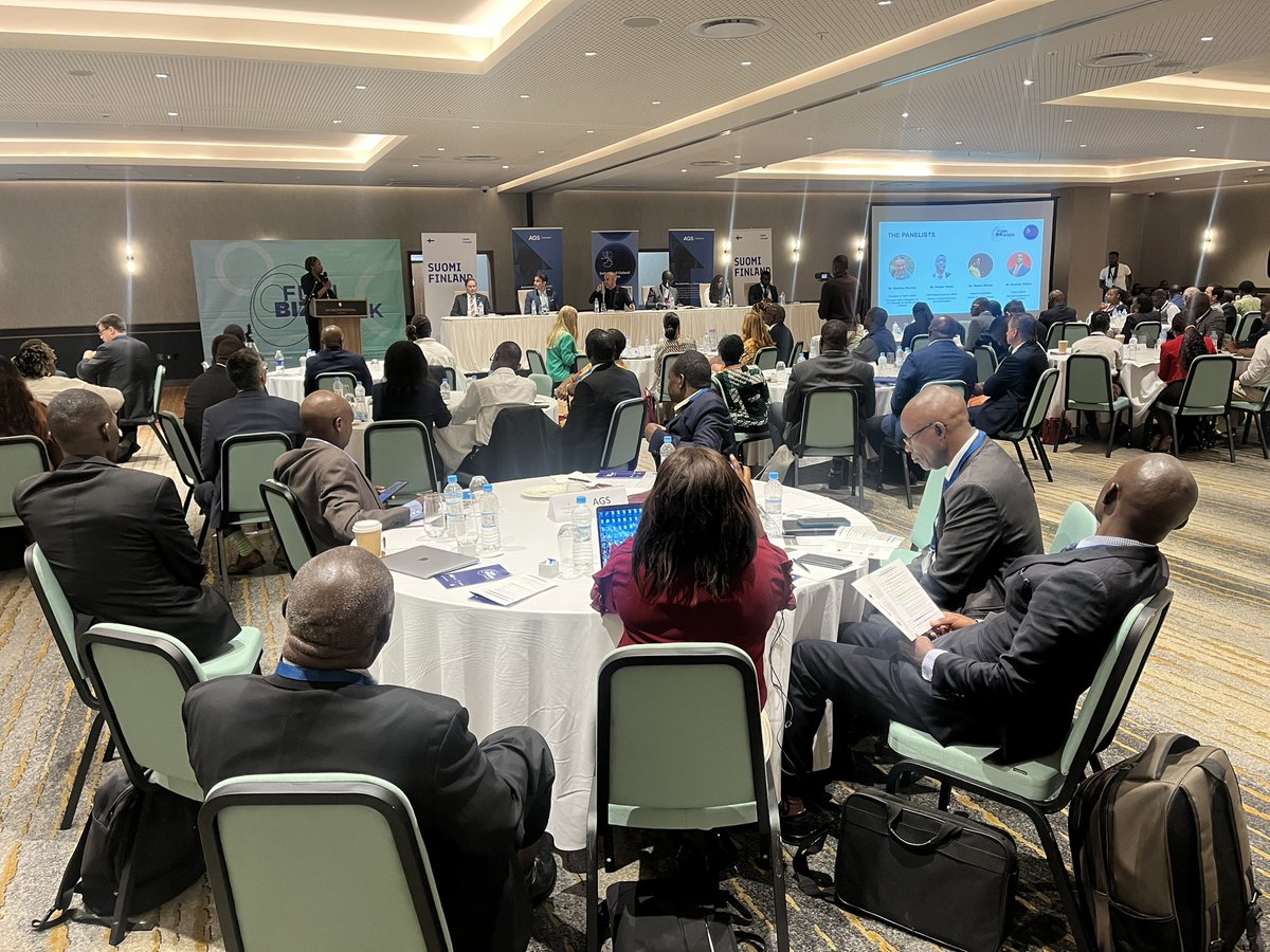 Finnpartnership's tweet photo. Great presentations at #FinnBizWeek, a side event of #WCEF2023 by @SitraFund, in Lusaka, Zambia ๐ฟ๐ฒThe conference organized by Finnpartnership, @FinlandinZambia and @AGSZambia gathered almost 180 participants interested in circular economy and renewable energy๐ฑ https://t.co/Wvul8KUjWG