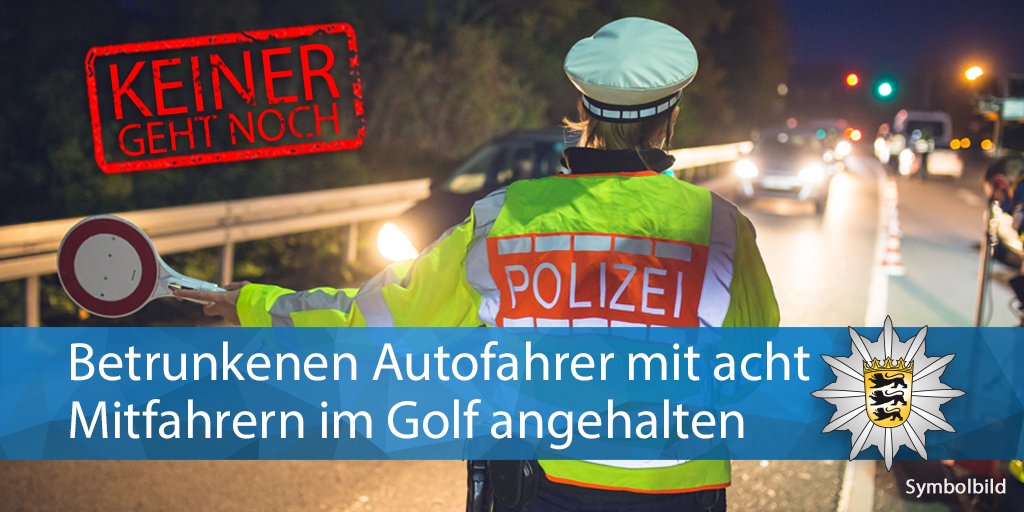 PolizeiRT's tweet photo. #keinergehtnoch ❌🥴
#Esslingen #Stuttgart #B10
 
+ 9 Personen in einem Golf
+ 6 davon Kinder
+ alle nicht angeschnallt
+ Fahrer über 1 Promille
+ kein Führerschein
+ Auto nicht zugelassen
__

= eine Menge Anzeigen 
 
Alle Infos: https://t.co/YE1EFKrG9p https://t.co/csdUPtdgQf
