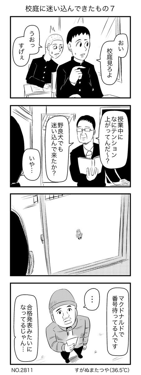 校庭に迷い込んできたもの7 