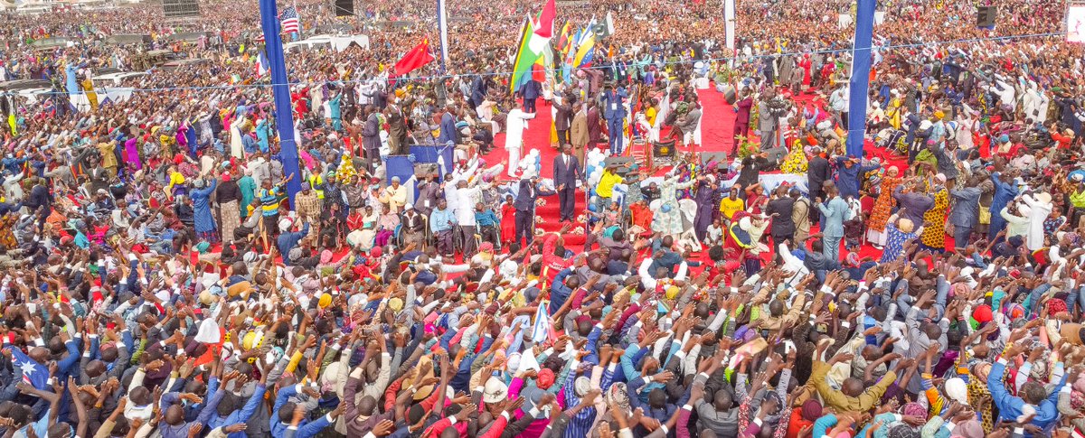 The LORD has indeed affirmed His Servants and Honoured him in a day broad light in Bomet Healing Service. By opening heaven and realising rain.

#ElijahOpensHeavens