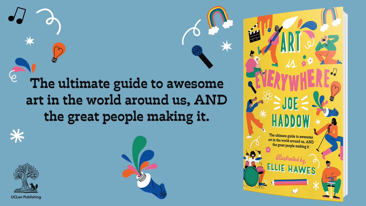 I’m excited to share the cover of my new book ‘Art Is Everywhere’ with you all!

What d’ya think? 🎨🎭🖼️🎸🎶

It’s out in July, but available to pre-order now from <a href="/BagsofBooks/">Bags of Books</a> via the link below! 

bags-of-books.co.uk/product/art-is…