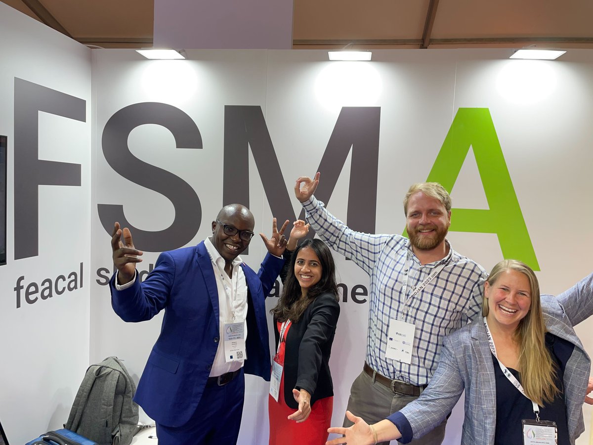 Sanivation's tweet photo. Day 5 of #FSM/AfWA conference in #Abidjan2023!

Meet &amp; greet our team and learn what we do in African cities!

#fsmconference2023 #sanitationforall #abijan2023 https://t.co/UdTnPlsREJ