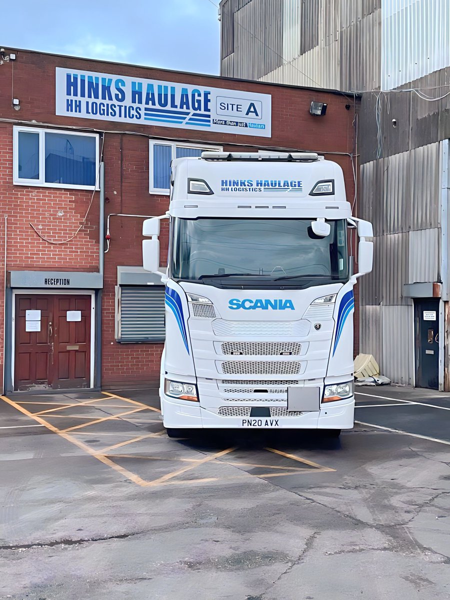 HaulageHinks's tweet photo. Our newest truck will be hitting the road on Monday 27th February! 🚚 

Remember to give us a wave if you see us out and about.. 👋

#hinkshaulage #morethanjusthauliers #scania #scaniatrucks https://t.co/f1OcMg5Ml4