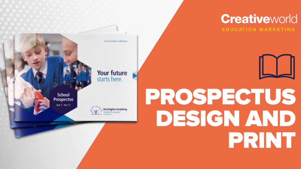 Even in a digital world Creativeworld still has that passion for the printed prospectus. 📖

The reputation and profile of your brand is shown clearly through a physical publication.

#EducationMarketing #SchoolMarketing #SchoolDigitalMarketing #ProspectusDesign