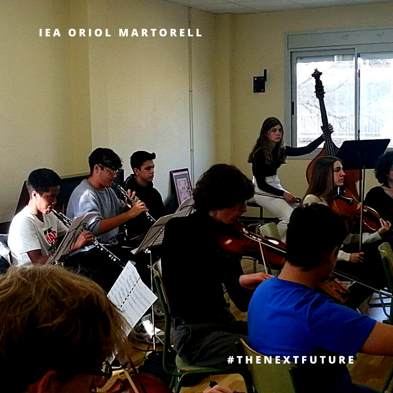 IEAOm's tweet photo. 💥 L'Orquestra X. Montsalvatge convida l'Alba Roca, professora @esmucantiga especialista en violí barroc, per fer dues sessions de treball. A més, tindran l'oportunitat de poder interpretar la música de Telemann amb arquets barrocs cedits per @jonc_jonc Gràcies!
#TheNextFuture https://t.co/UpTQtlwV5E