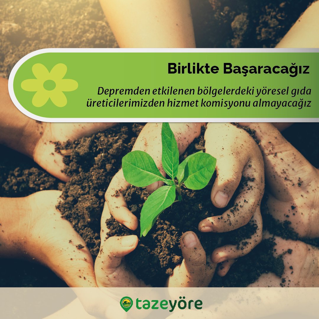 TazeYore's tweet photo. Kahramanmaraş, Hatay, Gaziantep, Malatya, Diyarbakır, Kilis, Şanlıurfa, Adıyaman, Osmaniye, Adana ve Elazığ illerindeki yöresel gıda üreticilerinden, 6 ay hizmet komisyonu almayacağız.
#deprem #maraşdeprem #11il #depremdestek #depremyardımı #depremyardım #tazeyore #tazeyöre https://t.co/TgihgwBE23