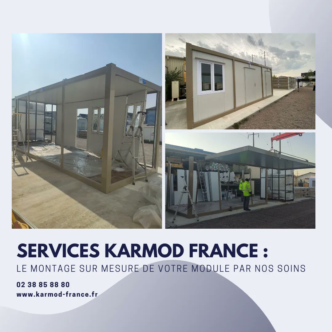 karmod_france's tweet image. Services Karmod France 🇫🇷

En tant que concepteur en construction modulaire nous sommes en mesure de vous fournir un modulaire sur mesure et avec un service clé en main💡 

02 38 85 88 80 📞

#surmesure #modulaire #préfabriqué #cabine #commerce #ecoconstruction #investissement