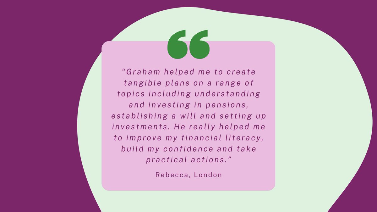 #ThursdayThanks to Rebecca for this review, which helps illustrate the practical benefits of financial coaching.

I love seeing confidence develop in others, whether that be taking practical action, or working on emotional relationships with money.

#financialcoaching