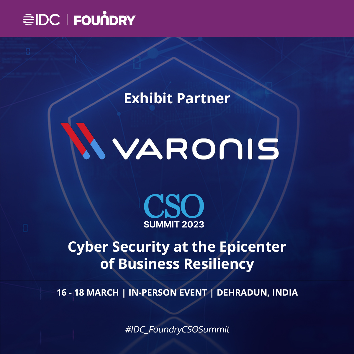 IDCInd's tweet photo. Our next ally in reforming India's #security environment is the exhibit partner @varonis, a pioneer in #data security and analytics, knocking down conventional #cybersecurity measures.
Register now for #CSOSummit 2023: https://t.co/49T0F1TKll
#IDC_FoundryCSOSummit https://t.co/M22gAijLKR