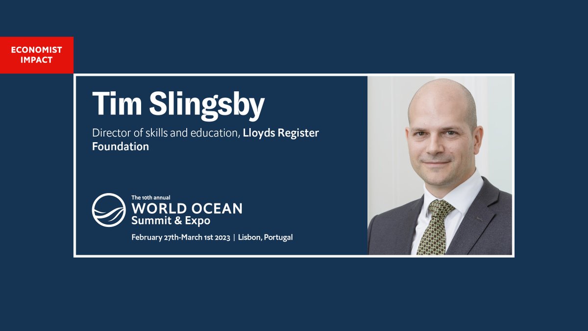 LR_Foundation's tweet image. Our Director of Skills and Education @TimSlingsby is co-leading a session at this year’s #OceanSummit to explore ‘what young people think is needed for a safe and sustainable ocean economy’. Join us on 1 Mar, 11.30 am - 12:30 pm to find out more. 👉 loom.ly/J_w3GxY