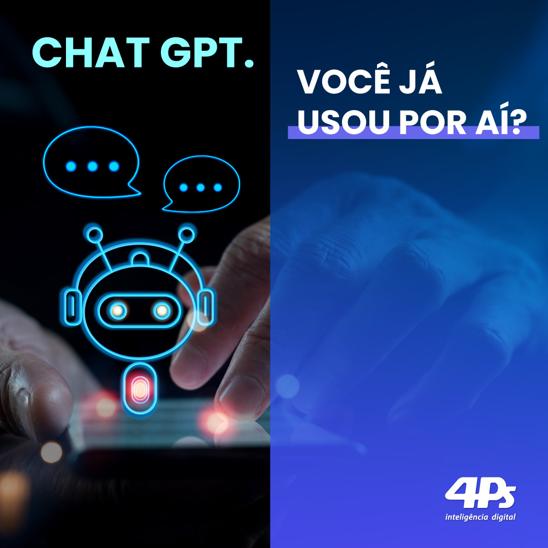 4Ps's tweet image. O assunto do momentos dos últimos tempos é o tal Chat GPT, sendo um modelo supe... instagram.com/p/CpAKGfAup2e