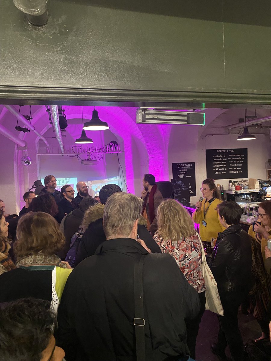 chelseagreen's tweet photo. We’re still reeling from last night’s London launch for #AtWorkInTheRuins by @dougald! Thank you to everyone who came and to The Paint Room at Somerset House for organising this fun evening! 🙌🏼 https://t.co/QsAgkboC0A
