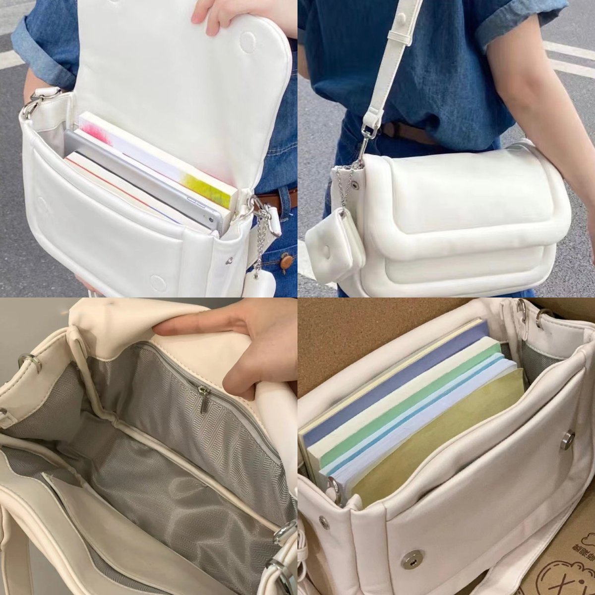 Cloudcloset2023's tweet photo. ใบใหญ่ จุใจมากกก ใส่ของได้เยอะ ใครสายแบกต้องมี 🥺 

🌷ลดเหลือ 120 บาทส่งฟรี 🌷 (ปกติ230)
ใครสนใจแจ้งสีไว้หน่อยน้า ครบ100ใบจะเปิดให้กดสั่งฮะ https://t.co/ArzVFPVRLI