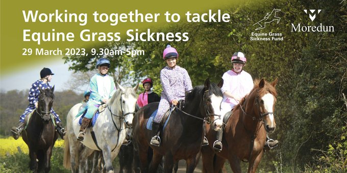 Register today &amp; join the <a href="/GrassSickness/">Grass Sickness Fund</a>  Conference online! 
Catch up with past, present &amp; future research in this day of presentations, panels &amp; discussions. 
Tickets free but donations very welcome. 
Tickets link -  grasssickness.org.uk/product/online… 
Donations justgiving.com/campaign/Grass…