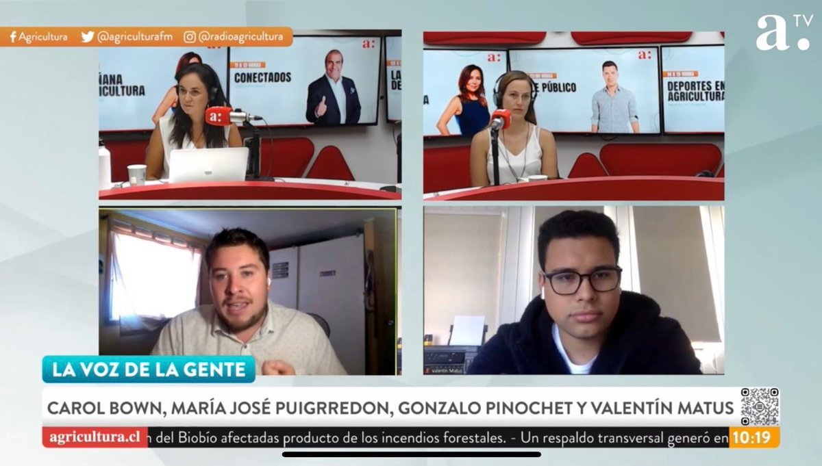 vozdelagente921's tweet photo. En La #VozDeLaGente, conversamos con @cotepuigrredon, @pinochetabarca y @ValentinMatus 

Nos escuchas por @AgriculturaFM https://t.co/cChep5FrOo