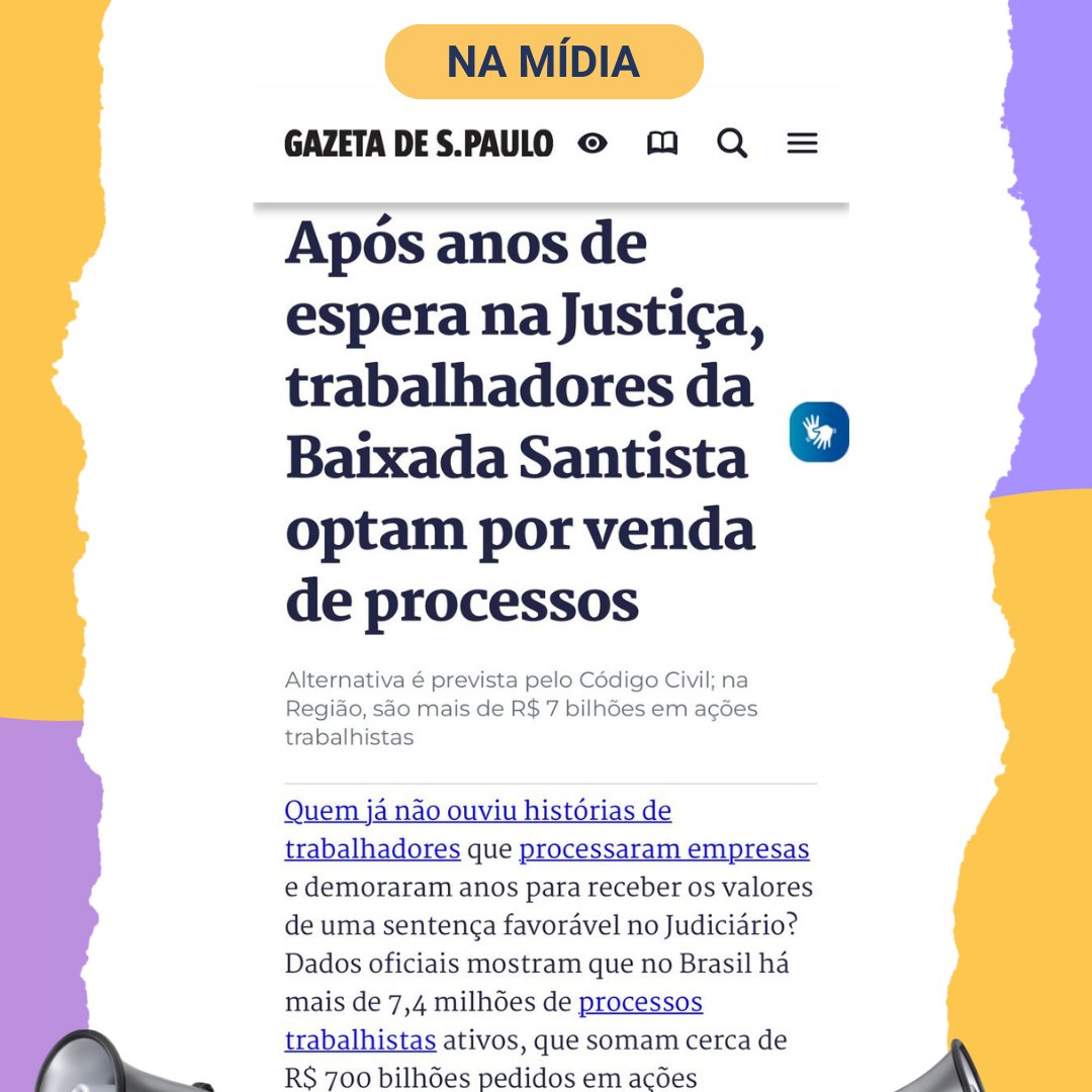 anttecipe's tweet photo. "O que muita gente não sabe é que existe uma alternativa para encurtar este tempo. Os trabalhadores podem receber, de forma antecipada, os valores de uma ação por meio da venda de #processostrabalhistas". Fale com a https://t.co/EZ0qu0GqO0 https://t.co/PgebgCKdp4