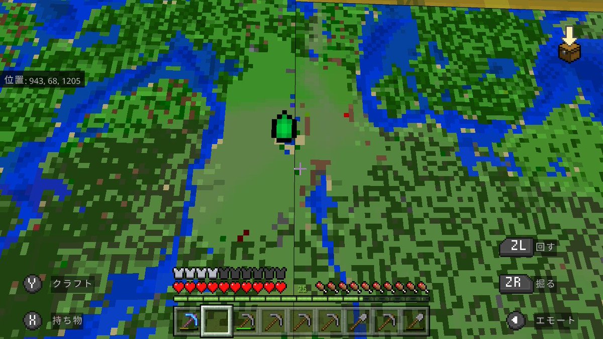 ginzirou0801's tweet photo. #MinecraftSwitch
#マイクラ
#マイクラ整地
#minecraft
整地たのしい。
山削り中🤣
1枚目・さっきの土地
2枚目・数ヶ月前の土地
3枚目・さっきの地図
4枚目・数ヶ月前の地図 https://t.co/ceiDNu2BdB