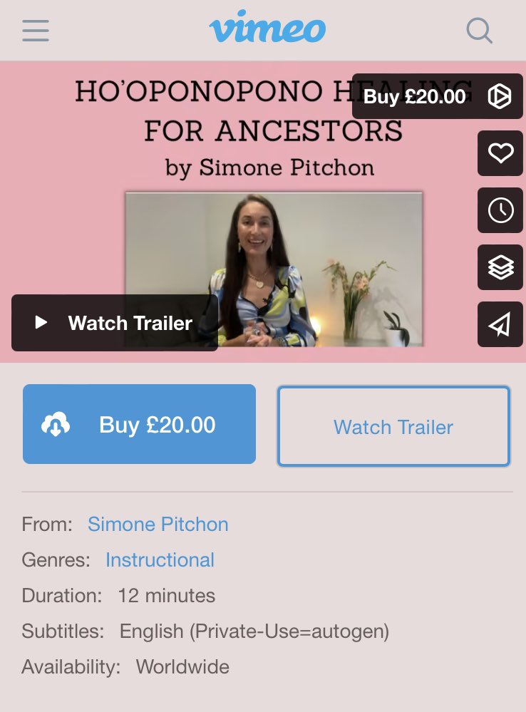 simone_healer's tweet photo. My Ho’oponopono Healing for Ancestors on Vimeo. I’m sorry, please forgive me, I love you, thank you 🙏🏻 🥰

Link: https://t.co/L8kOBo4D5c

#reiki #reikimaster #reikihealing https://t.co/wVMu3M2fpr