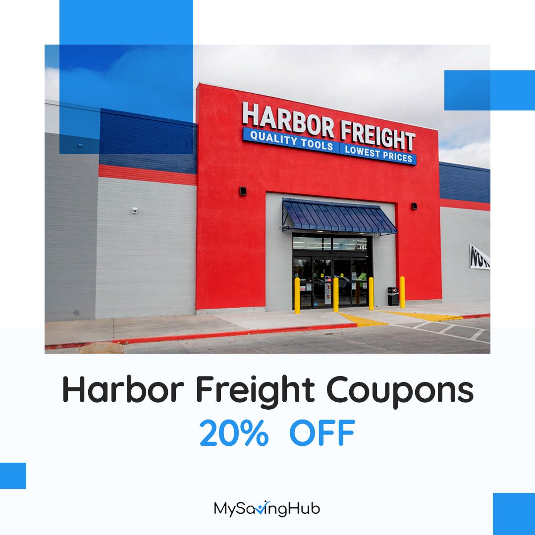 🛠️💰 Score amazing deals on tools & equipment with Harbor Freight coupons. 🔧⚙️ Don't miss out on these incredible discounts - head to Harbor Freight today and start saving
mysavinghub.com/store/harbor-f…

#HarborFreight #ToolDeals #thursdayvibes  #harborfrieghtcoupons #promocodes #tools