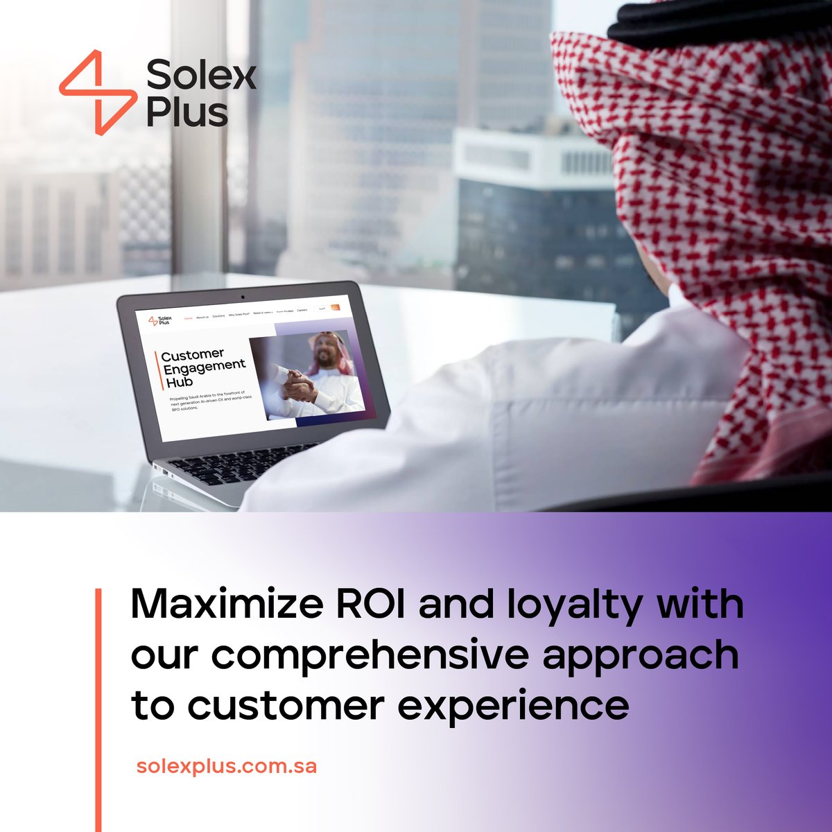 SolexPLUS's tweet photo. Our comprehensive approach to customer experience enables you to drive new and repeat sales opportunities, and increase engagement and loyalty.

Learn more about our services at https://t.co/jJQw3xD1b4

#solexplus #bpo #customerservice #cx #saudiarabia #السعودية #customercare https://t.co/8DTXsXigG0